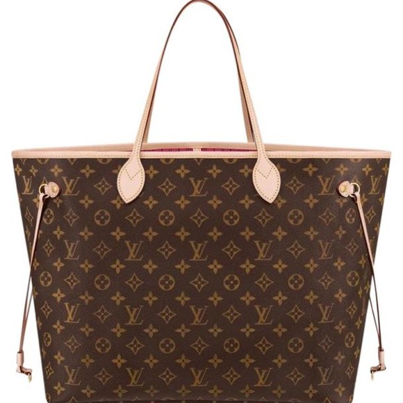 Louis Vuitton Handbags - Auth NEW Louis Vuitton Neverfull GM pink pivone